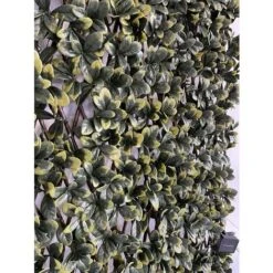 Siepe Artificiale Pitosforo, Grigliato Estensibile UVR 100x200 Cm, 120 Led Ad Energia Solare -Vendite VIDAXL 100275011 5