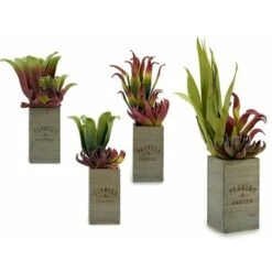 Pianta Decorativa Flowers Garden Marrone Verde 10 X 50 X 10 Cm (4 Unità) -Vendite VIDAXL 100313197 3