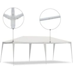 Tenda / Gazebo Per Feste 3X6 Impermeabile Per Fiere E Mercati -Vendite VIDAXL 10834474 4