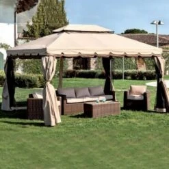 Ricambio Top Copertura Per Gazebo Adventure Mt.3x4 - Salone
