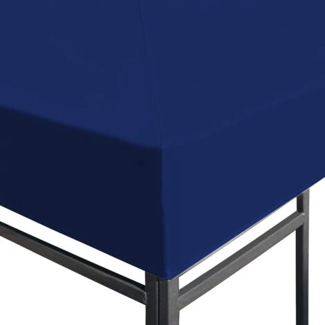 Copertura Superiore Per Gazebo 310 G/m² 3x3 M Blu VidaXL 2 Copertura Superiore Per Gazebo 310 G/m² 3x3 M Blu VidaXL - immagine 2