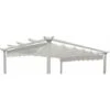Telo Di Ricambio Bianco Gazebo Pergola 3x4 200 Gr