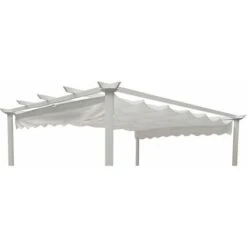 Telo Di Ricambio Bianco Gazebo Pergola 3x4 200 Gr