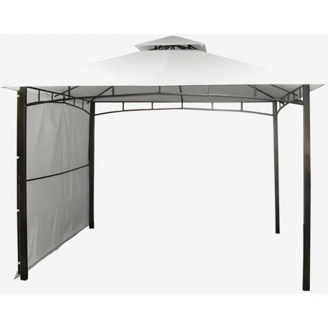 Gazebo 3,3x3,3 Metri Giardino Bar Veranda Mercato Pagoda Antigua Uv 3 Gazebo 3,3x3,3 Metri Giardino Bar Veranda Mercato Pagoda Antigua Uv - immagine 3