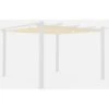 Telo Del Tetto, Colore: Ecru, Per Pergolato, Dimensioni: 3x4m, Modello: Condate - Telo Di Ricambio Per Pergola, Telo Sostitutivo