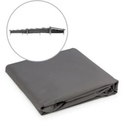 Blumfeldt Pantheon Roof Tettuccio Di Ricambio 3 X 6 M Grigio