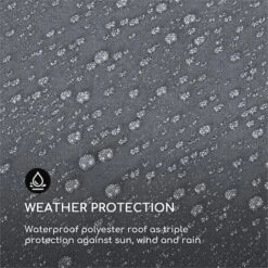 Blumfeldt Pantheon Roof Tettuccio Di Ricambio 3 X 6 M Grigio -Vendite VIDAXL 13296131 3