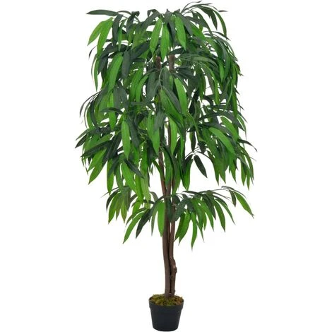 Albero Di Mango Artificiale Con Vaso Verde 140 Cm VidaXL 1 Albero Di Mango Artificiale Con Vaso Verde 140 Cm VidaXL