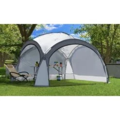 Bc-elec - HOPW-LED35G Pergolato Da Giardino 3,5x3,5m Con Illuminazione A LED E Collettore Solare. Tenda Per Feste, Padiglione Giardino, Tendone -Vendite VIDAXL 16168278 4