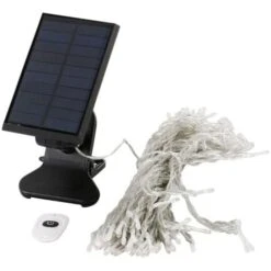 Bc-elec - HOPW-LED35G Pergolato Da Giardino 3,5x3,5m Con Illuminazione A LED E Collettore Solare. Tenda Per Feste, Padiglione Giardino, Tendone -Vendite VIDAXL 16168278 5