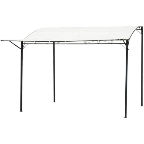 Outsunny Pergola Da Giardino In Acciaio Con Copertura In Tessuto Beige 300x250cm 1 Outsunny Pergola Da Giardino In Acciaio Con Copertura In Tessuto Beige 300x250cm