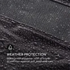 Blumfeldt Senator Parasole Di Ricambio Poliestere Impermeabile Grigio 6 Blumfeldt Senator Parasole Di Ricambio Poliestere Impermeabile Grigio -Vendite VIDAXL 18021093 3