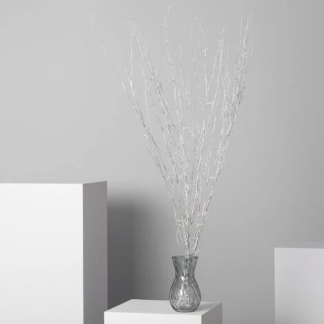 Rami Decorativi LED Con Batteria 1.2m Argento3xAA100 Mm3xAA 1 Rami Decorativi LED Con Batteria 1.2m Argento3xAA100 Mm3xAA
