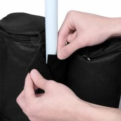 Deuba Zavorre Per Gazebo Set Di 4 Elementi 2 Sacchi Ciascuno Riempibili Peso Per Tenda Base Per Padiglione Giardino Esterno Sacchi Per Gazzebo -Vendite VIDAXL 22108825 3