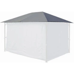 Tetto Di Ricambio Per Gazebo Da Giardino 3x4m Grigio -Vendite VIDAXL 23185163 5