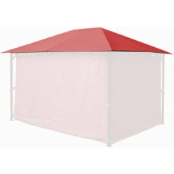 Tetto Di Ricambio Per Gazebo Da Giardino 3x4m Rosso-arancio 8 Tetto Di Ricambio Per Gazebo Da Giardino 3x4m Rosso-arancio -Vendite VIDAXL 23185186 4