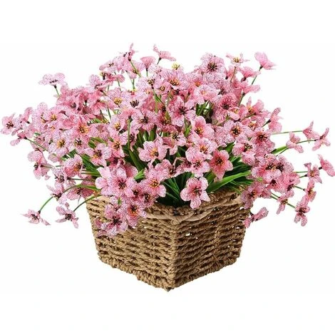 10 Bundles Fiori Artificiali Da Esterno Resistenti Ai Raggi UV No Dissolvenza Fiori Viola Finti Per Interni Piante Pensili Da Esterno Giardino Patio Portico Finestra Scatola Matrimonio Casa Fattoria D 3 10 Bundles Fiori Artificiali Da Esterno Resistenti Ai Raggi UV No Dissolvenza Fiori Viola Finti Per Interni Piante Pensili Da Esterno Giardino Patio Portico Finestra Scatola Matrimonio Casa Fattoria D - immagine 3