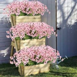 10 Bundles Fiori Artificiali Da Esterno Resistenti Ai Raggi UV No Dissolvenza Fiori Viola Finti Per Interni Piante Pensili Da Esterno Giardino Patio Portico Finestra Scatola Matrimonio Casa Fattoria D 8 10 Bundles Fiori Artificiali Da Esterno Resistenti Ai Raggi UV No Dissolvenza Fiori Viola Finti Per Interni Piante Pensili Da Esterno Giardino Patio Portico Finestra Scatola Matrimonio Casa Fattoria D -Vendite VIDAXL 27831596 4