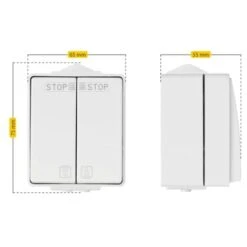 Schellenberg 25010 Interruttore Per Controllo Manuale Motore Tenda Da Sole, Montato In Superficie, Bianco 7 Schellenberg 25010 Interruttore Per Controllo Manuale Motore Tenda Da Sole, Montato In Superficie, Bianco -Vendite VIDAXL 28515822 4