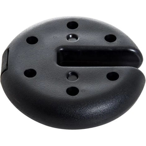 Outsunny Base Per Gazebo 4 Pezzi Riempito Con Cemento 2.3kg, 20x4.5cm 1 Outsunny Base Per Gazebo 4 Pezzi Riempito Con Cemento 2.3kg, 20x4.5cm