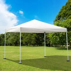Outsunny Base Per Gazebo 4 Pezzi Riempito Con Cemento 2.3kg, 20x4.5cm 9 Outsunny Base Per Gazebo 4 Pezzi Riempito Con Cemento 2.3kg, 20x4.5cm -Vendite VIDAXL 28945606 5