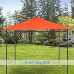 Outsunny Tetto Di Ricambio Per Gazebo 3x3m In Poliestere Impermeabile Anti-UV, Arancione 7 Outsunny Tetto Di Ricambio Per Gazebo 3x3m In Poliestere Impermeabile Anti-UV, Arancione -Vendite VIDAXL 28946442 3