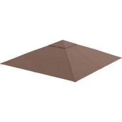 Outsunny Tetto Di Ricambio Telo Sostitutivo Per Gazebo Traspirante 3x3m