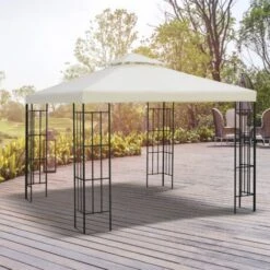 Outsunny Tetto Di Ricambio Impermeabile Per Gazebo Da Giardino Doppio Tetto 3x3m -Vendite VIDAXL 29809713 5