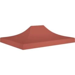 Tetto Per Tendone Per Feste 4x3 M Terracotta 270 G/m² VidaXL