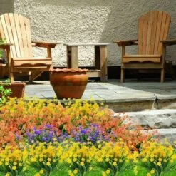 Fiori Finti Artificiali, 4Pack Eucalipto Artificiale Outdoor Resistente Ai Raggi UV Verde Arbusti Piante Fioriera Da Esterno Per Interni Decorazioni Per Giardino Domestico (Rosa) -Vendite VIDAXL 30556217 3