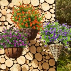 Fiori Finti Artificiali, 4Pack Eucalipto Artificiale Outdoor Resistente Ai Raggi UV Verde Arbusti Piante Fioriera Da Esterno Per Interni Decorazioni Per Giardino Domestico (Rosa) -Vendite VIDAXL 30556217 5