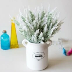 LangRay Artificiale Lavanda, Pianta Di Plastica Bouquet Di Fiori Finti Famiglia Sposa Matrimonio Ufficio Festa Giardino Balcone Interno Esterno Fai Da Te Disposizione Core Layout Simulazione Artigiana -Vendite VIDAXL 34726265 5