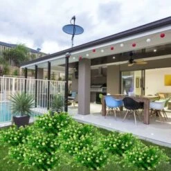 SOEKAVIA Fiori Di Eucalipto Artificiale, Bouquet Di Piante Artificiali Verdi, Fiori Decorativi In ​​plastica Per Giardino/casa/matrimonio/festa, 4 Pezzi (bianco) -Vendite VIDAXL 36034389 5