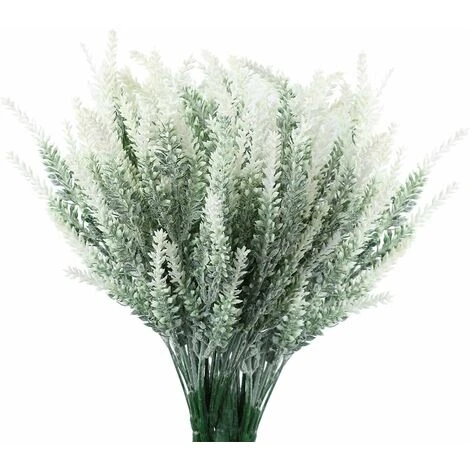 SOEKAVIA Fiori Di Lavanda Artificiali Piante Finte Con Bouquet Da Sposa In Plastica Finta Per Centrotavola Casa Cucina Giardino Arredamento Casa Colonica 10 Pezzi Bianco 1 SOEKAVIA Fiori Di Lavanda Artificiali Piante Finte Con Bouquet Da Sposa In Plastica Finta Per Centrotavola Casa Cucina Giardino Arredamento Casa Colonica 10 Pezzi Bianco