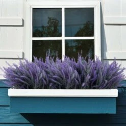 SOEKAVIA Fiori Artificiali Lavanda Bouquet Colorato Floccato Fai Da Te Decorativo Giardino In Vaso Design Simulazione Fiore Matrimonio Giardino Mobili Per Ufficio Decorazione 10 Pezzi Viola -Vendite VIDAXL 36224258 3