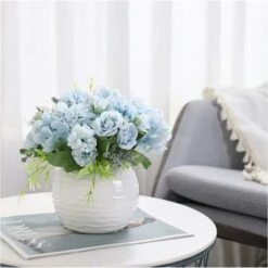 SOEKAVIA 3 Pezzi Bouquet Di Rose Ortensia Fiori Di Seta Artificiale Composizione Da Sposa Bouquet Da Sposa Tessuti Per La Casa Oggetti Decorativi Generici In Rosa Bianca Senza Vaso-blu 9 SOEKAVIA 3 Pezzi Bouquet Di Rose Ortensia Fiori Di Seta Artificiale Composizione Da Sposa Bouquet Da Sposa Tessuti Per La Casa Oggetti Decorativi Generici In Rosa Bianca Senza Vaso-blu -Vendite VIDAXL 36248231 5