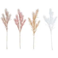 Ramo Artificiale Decorativo Infinity Con 6 Piume Decorazione Natalizia Per Interno H 80 Cm -Rosa -Vendite VIDAXL 44190370 4