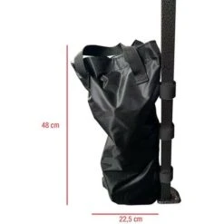 Rebecca Mobili 4 Pz Pesi Gazebo Sacchi Da Riempire Per Tende Neri 48x22,5 -Vendite VIDAXL 49978793 3