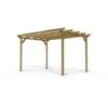 PERGOLA PERGOLATO GAZEBO COPERTURA IN LEGNO TETTOIA DA GIARDINO 3x4 MT 286
