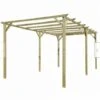 PERGOLA PERGOLATO STRUTTURA GAZEBO IN LEGNO TETTOIA GIARDINO ESTERNO 3x6 MT 547