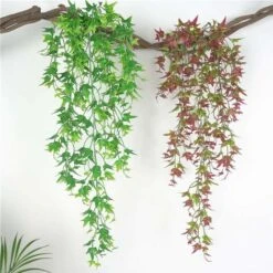 Artificial Ivy Hanging Set Of 2 For Home, Garden, Office, Home Decor Red 7 Artificial Ivy Hanging Set Of 2 For Home, Garden, Office, Home Decor Red -Vendite VIDAXL 52010384 3