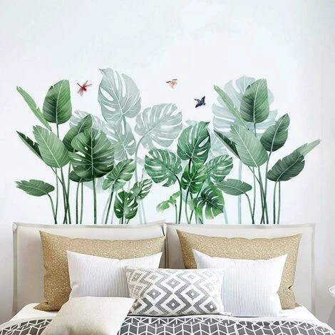 Adesivi Murali Con Piante Tropicali, Adesivi Murali Con Foglie Di Palma Con Piante Tropicali, Decorazioni Per Pareti Con Piante Verdi Camera Da Letto Soggiorno Ufficio (0) 3 Adesivi Murali Con Piante Tropicali, Adesivi Murali Con Foglie Di Palma Con Piante Tropicali, Decorazioni Per Pareti Con Piante Verdi Camera Da Letto Soggiorno Ufficio (0) - immagine 3