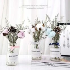 Vaso Di Fiori Secchi Puntelli Photo Shooting Decorazione Della Casa Decorazione Bouquet-Vaso Di Fiori Secchi Set Per La Casa 4 -Vendite VIDAXL 52013303 3