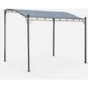 Pergola 3 X 2,5m - Brestum - Telo Grigio - Pergola A Parete