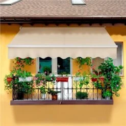 Yaheetech Tenda Da Sole A Bracci Estensibili Avvolgibile Da Esterno Balcone Finestra Porta Tettuccio Ristorante Tendalino A Scomparsa Manuale Resistente Ai Raggi UV 250 X 200 Cm/Beige 8 Yaheetech Tenda Da Sole A Bracci Estensibili Avvolgibile Da Esterno Balcone Finestra Porta Tettuccio Ristorante Tendalino A Scomparsa Manuale Resistente Ai Raggi UV 250 X 200 Cm/Beige -Vendite VIDAXL 53056476 4