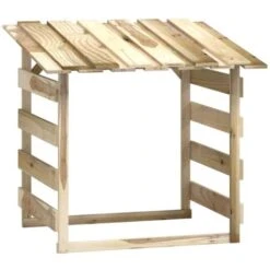 Pergola Con Tetto 100x90x100 Cm In Legno Di Pino Impregnato VidaXL -Vendite VIDAXL 53568975 4