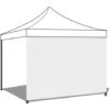 Telo Laterale Per Gazebo Da Giardino. Telo Di Ricambio In PVC Con Velcro. Colore Bianco 300X200H Cm