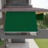 Tenda Da Sole A Caduta Con Bracci 250cm Telo Impermeabile Verde Golisa