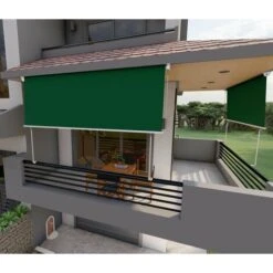 Tenda Da Sole A Caduta Con Bracci 250cm Telo Impermeabile Verde Golisa -Vendite VIDAXL 55904681 5