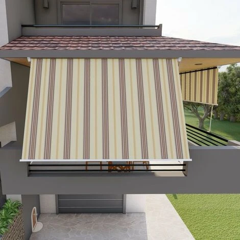 Tenda Da Sole Per Balcone Con Bracci, Impermeabile 300cm Beige Marrone Golisa 3 Tenda Da Sole Per Balcone Con Bracci, Impermeabile 300cm Beige Marrone Golisa - immagine 3